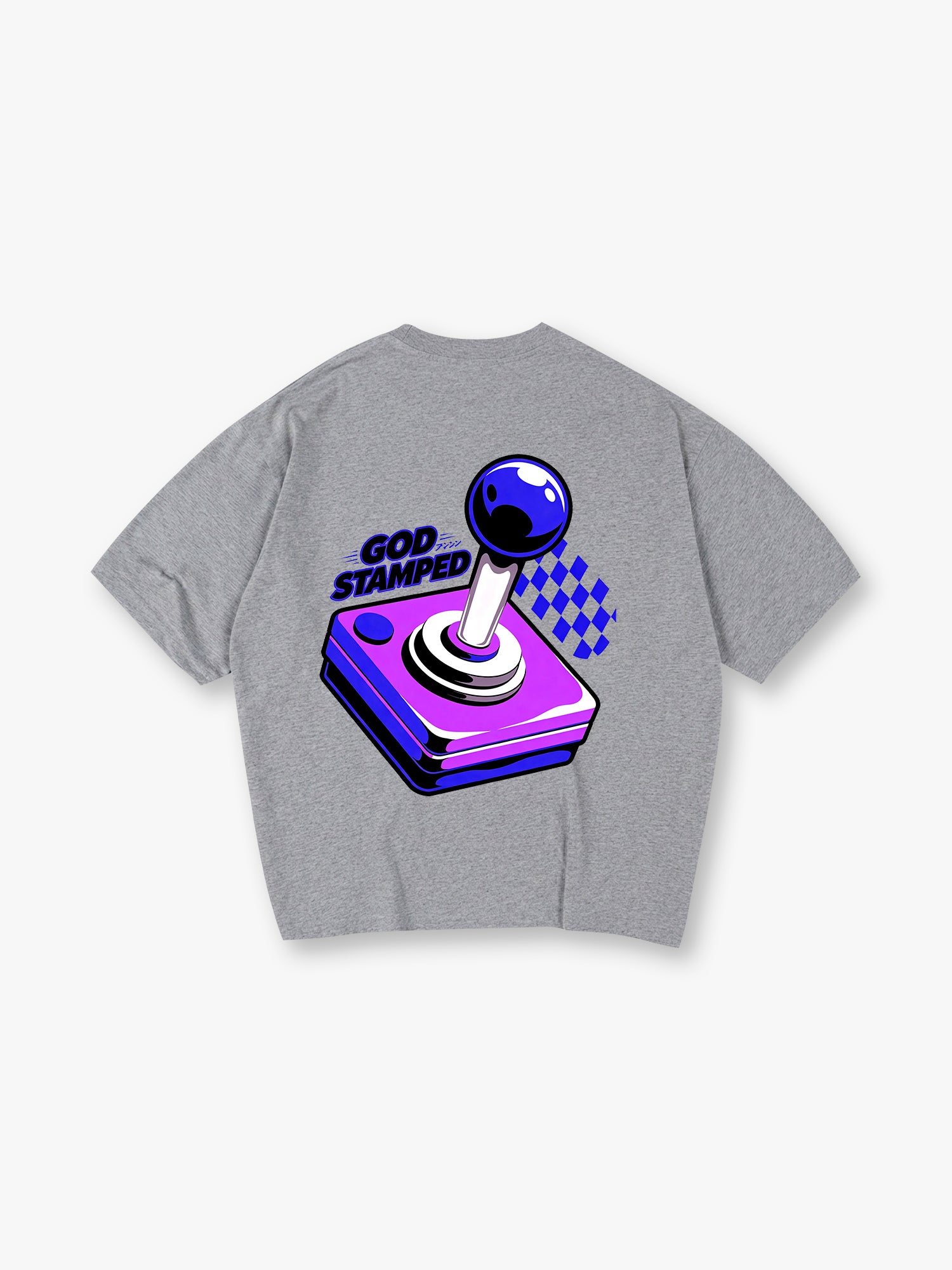 Vintage Game Controller Graphic Short Sleeve Tee Classic Gaming Streetwear Cotton Top