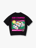 1987 Game Console Japanese Back Print T-Shirt Vintage 80s Arcade Gaming Graphic Short Sleeve Tee Nostalgic Streetwear Cotton Top