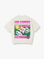 1987 Game Console Japanese Back Print T-Shirt Vintage 80s Arcade Gaming Graphic Short Sleeve Tee Nostalgic Streetwear Cotton Top