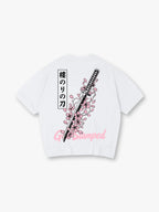 「TELL ME ABOUT IT」スタイルの半袖Tシャツ