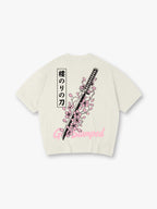 「TELL ME ABOUT IT」スタイルの半袖Tシャツ