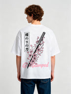「TELL ME ABOUT IT」スタイルの半袖Tシャツ