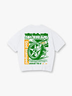 「TELL ME ABOUT IT」スタイルの半袖Tシャツ