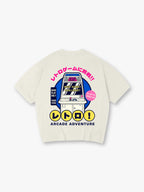 「TELL ME ABOUT IT」スタイルの半袖Tシャツ
