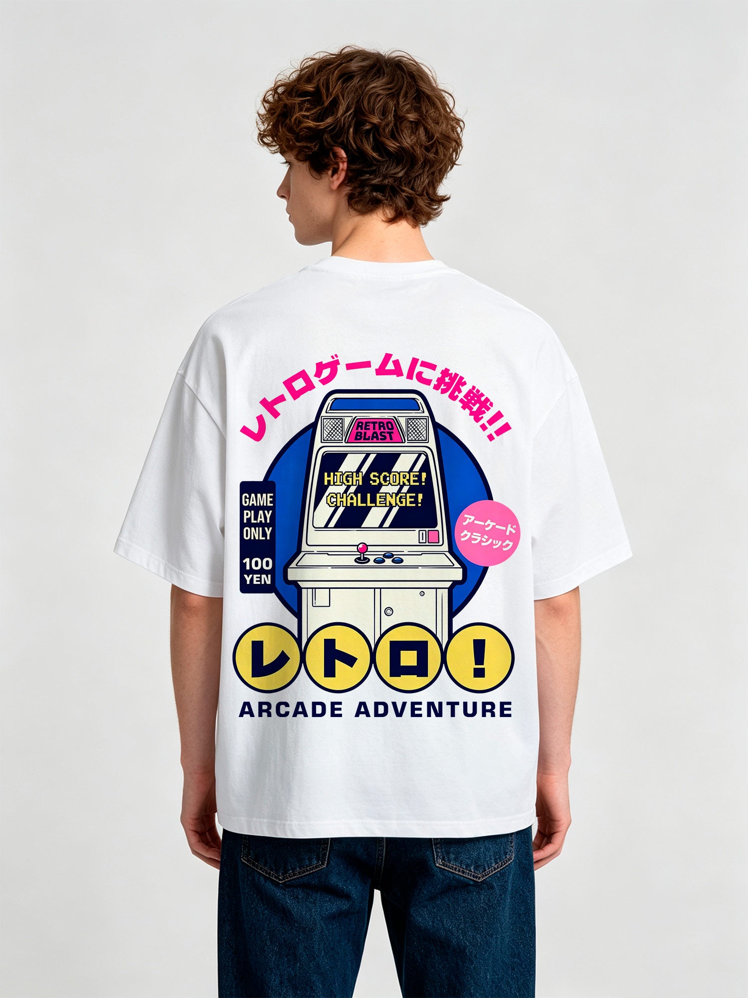 「TELL ME ABOUT IT」スタイルの半袖Tシャツ