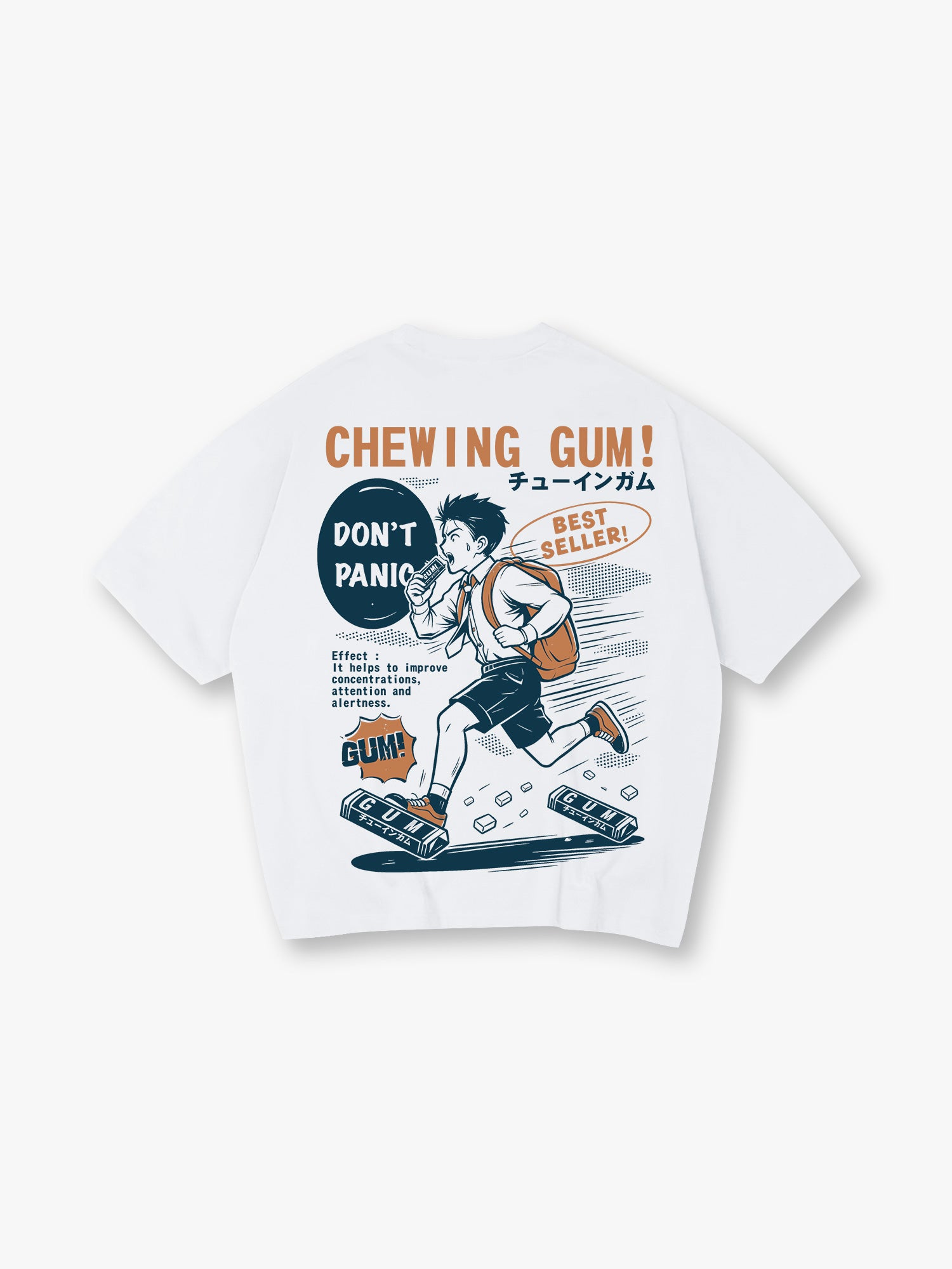 「TELL ME ABOUT IT」スタイルの半袖Tシャツ