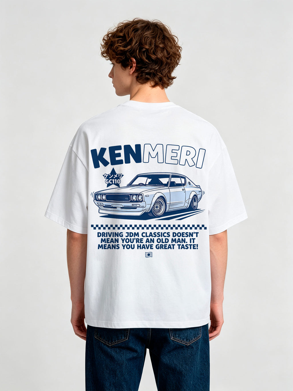 「TELL ME ABOUT IT」スタイルの半袖Tシャツ