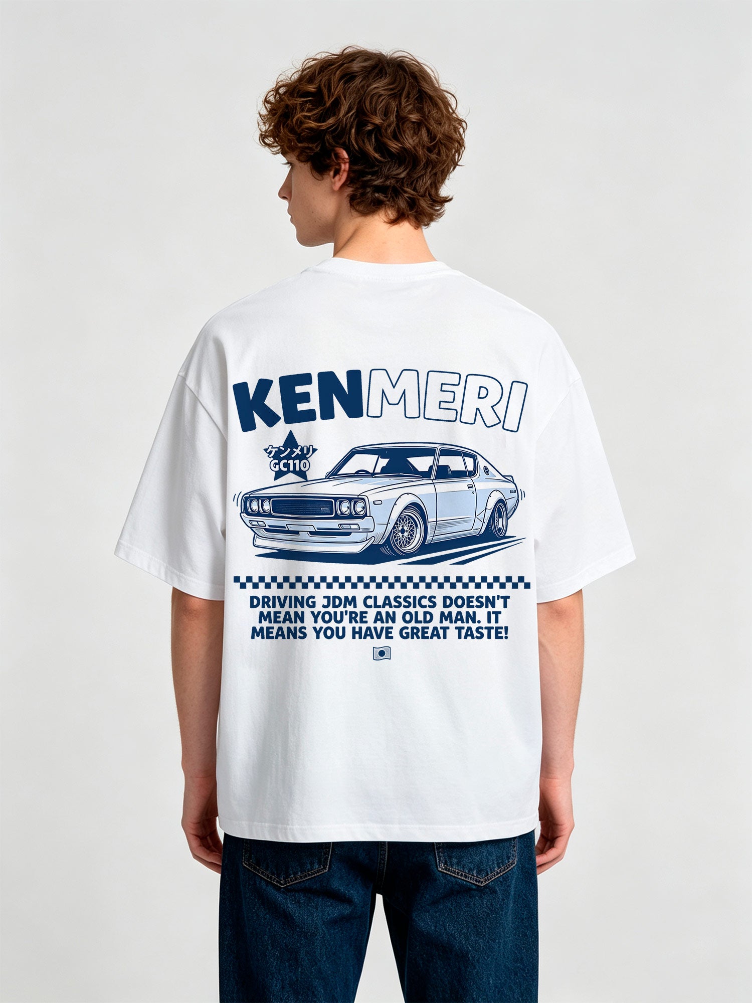 「TELL ME ABOUT IT」スタイルの半袖Tシャツ