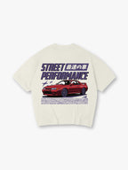 JDM Street Performance Red GTR R32 Car Japanese Kanji Text Back Print T-Shirt