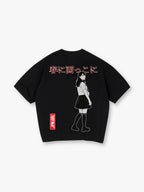「TELL ME ABOUT IT」スタイルの半袖Tシャツ