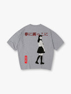 「TELL ME ABOUT IT」スタイルの半袖Tシャツ
