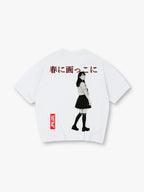 「TELL ME ABOUT IT」スタイルの半袖Tシャツ