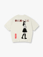「TELL ME ABOUT IT」スタイルの半袖Tシャツ