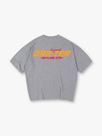 Minimal Legend Drifter Skyline GTR Bold Orange Red Racing Text Back Print T-Shirt