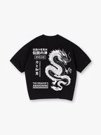 Japanese Ryujin Dragon Power Wisdom Kanji The Dragon's Awakening T-Shirt