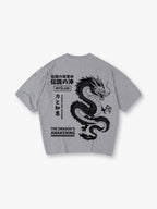 Japanese Ryujin Dragon Power Wisdom Kanji The Dragon's Awakening T-Shirt