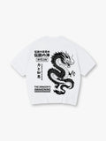 Japanese Ryujin Dragon Power Wisdom Kanji The Dragon's Awakening T-Shirt