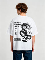 Japanese Ryujin Dragon Power Wisdom Kanji The Dragon's Awakening T-Shirt