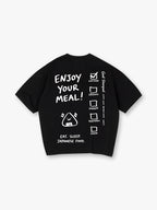 Minimal Hand Drawn Japanese Food Checklist Onigiri Enjoy Your Meal Text T-Shirt