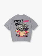 Street Tuned Car Modification Parts Box Graphic Back Print JDM Racing T-Shirt