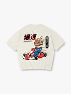 「TELL ME ABOUT IT」スタイルの半袖Tシャツ