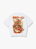 Japanese Extra Spicy Ramen Noodle Vintage Art Graphic Short Sleeve T-Shirt