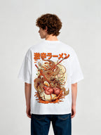 Japanese Extra Spicy Ramen Noodle Vintage Art Graphic Short Sleeve T-Shirt