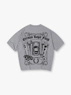 German Sports Car Royal Flush Poker Chips Vintage Tattoo Graphic T-Shirt