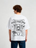 German Sports Car Royal Flush Poker Chips Vintage Tattoo Graphic T-Shirt