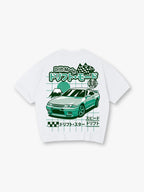 「TELL ME ABOUT IT」スタイルの半袖Tシャツ