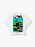 Saitama Japan Pagoda Bonsai Tree Vintage Tourism Graphic Short Sleeve T-Shirt