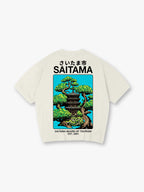 Saitama Japan Pagoda Bonsai Tree Vintage Tourism Graphic Short Sleeve T-Shirt