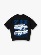 JDM Skyline GTR R32 Vintage Japanese Racing Car Graphic Short Sleeve T-Shirt