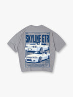 JDM Skyline GTR R32 Vintage Japanese Racing Car Graphic Short Sleeve T-Shirt