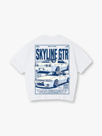 JDM Skyline GTR R32 Vintage Japanese Racing Car Graphic Short Sleeve T-Shirt