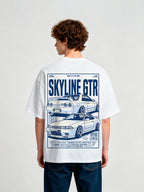 JDM Skyline GTR R32 Vintage Japanese Racing Car Graphic Short Sleeve T-Shirt