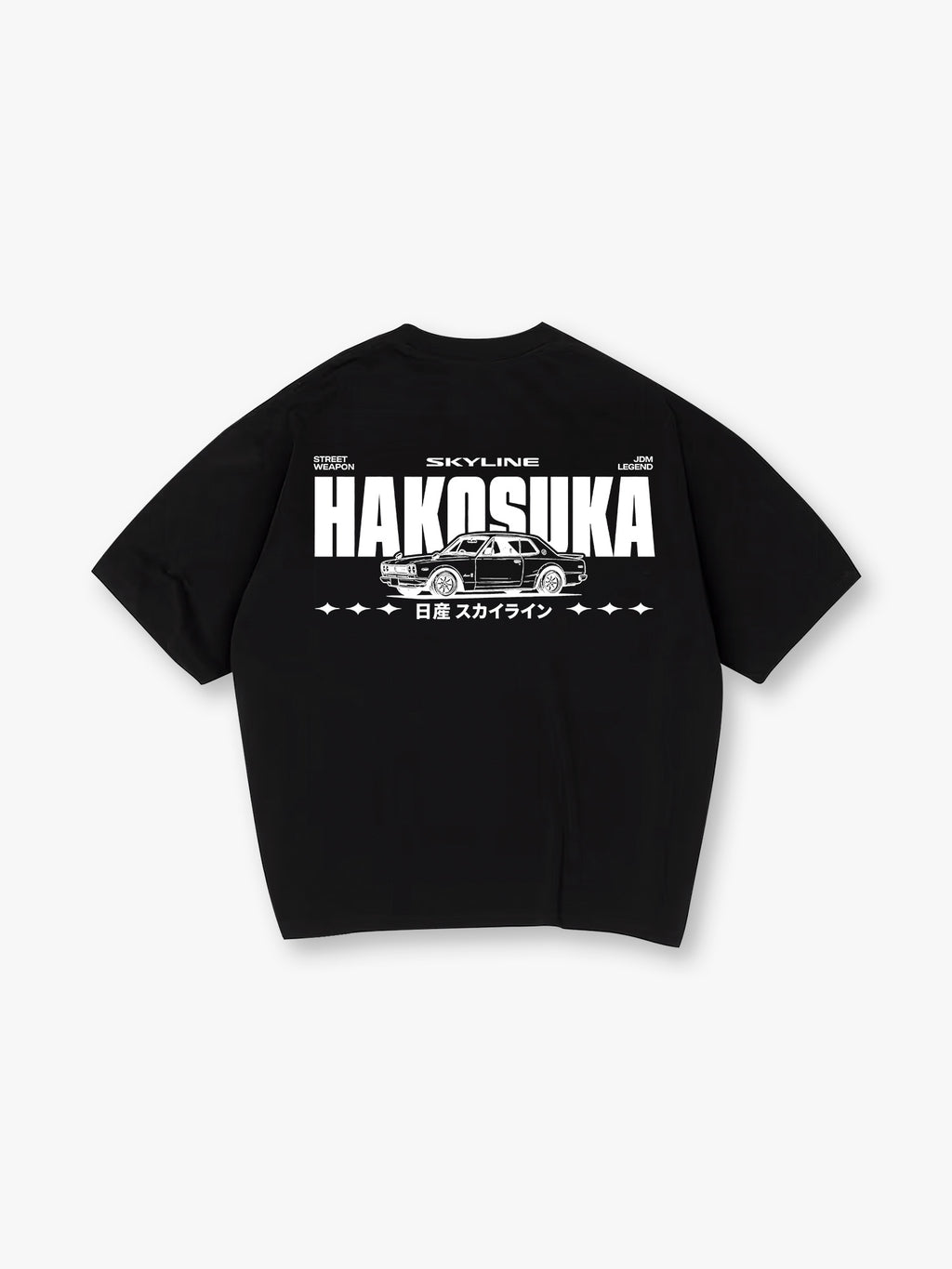 JDM Hakosuka Skyline Vintage Japanese Classic Car Graphic Short Sleeve T-Shirt