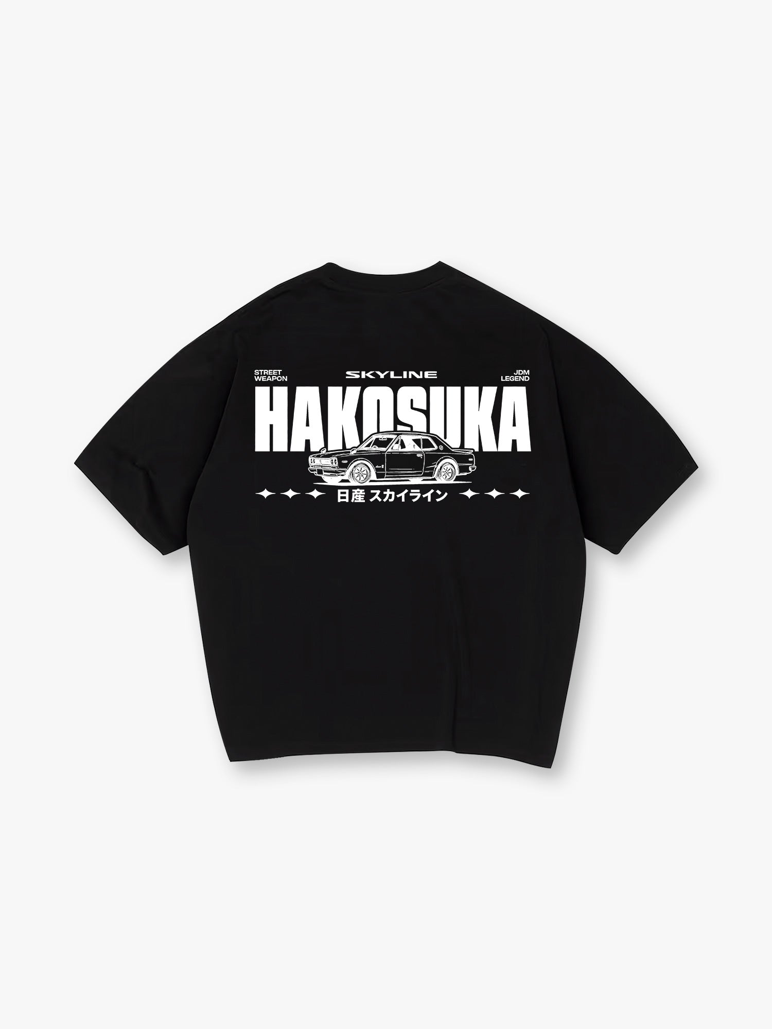JDM Hakosuka Skyline Vintage Japanese Classic Car Graphic Short Sleeve T-Shirt