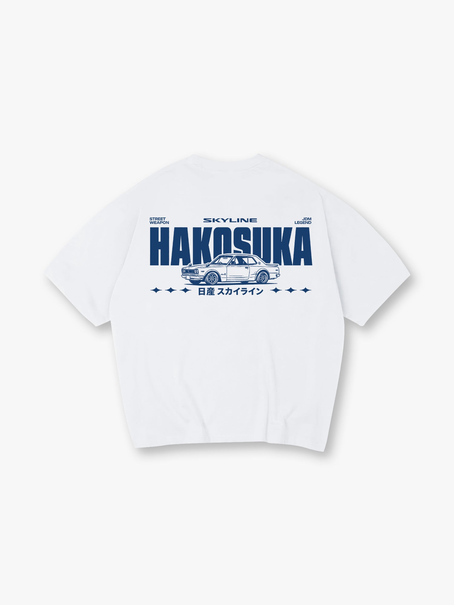 JDM Hakosuka Skyline Vintage Japanese Classic Car Graphic Short Sleeve T-Shirt