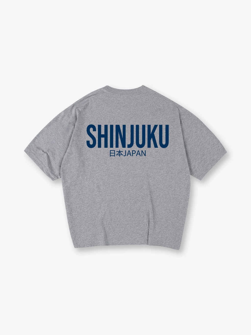 Shinjuku Japan Minimal Text Letter Print Cotton Casual Short Sleeve T-Shirt