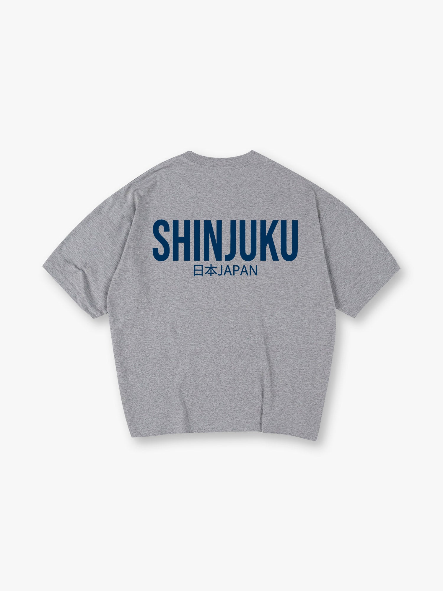 Shinjuku Japan Minimal Text Letter Print Cotton Casual Short Sleeve T-Shirt
