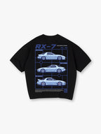 JDM Mazda RX-7 FC FD Spirit R Vintage Sports Car Graphic T-Shirt