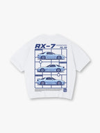 JDM Mazda RX-7 FC FD Spirit R Vintage Sports Car Graphic T-Shirt