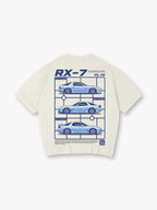 JDM Mazda RX-7 FC FD Spirit R Vintage Sports Car Graphic T-Shirt
