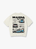 JDM Mazda RX-7 FD3S Blueprint Technical Drawing Car Graphic T-Shirt