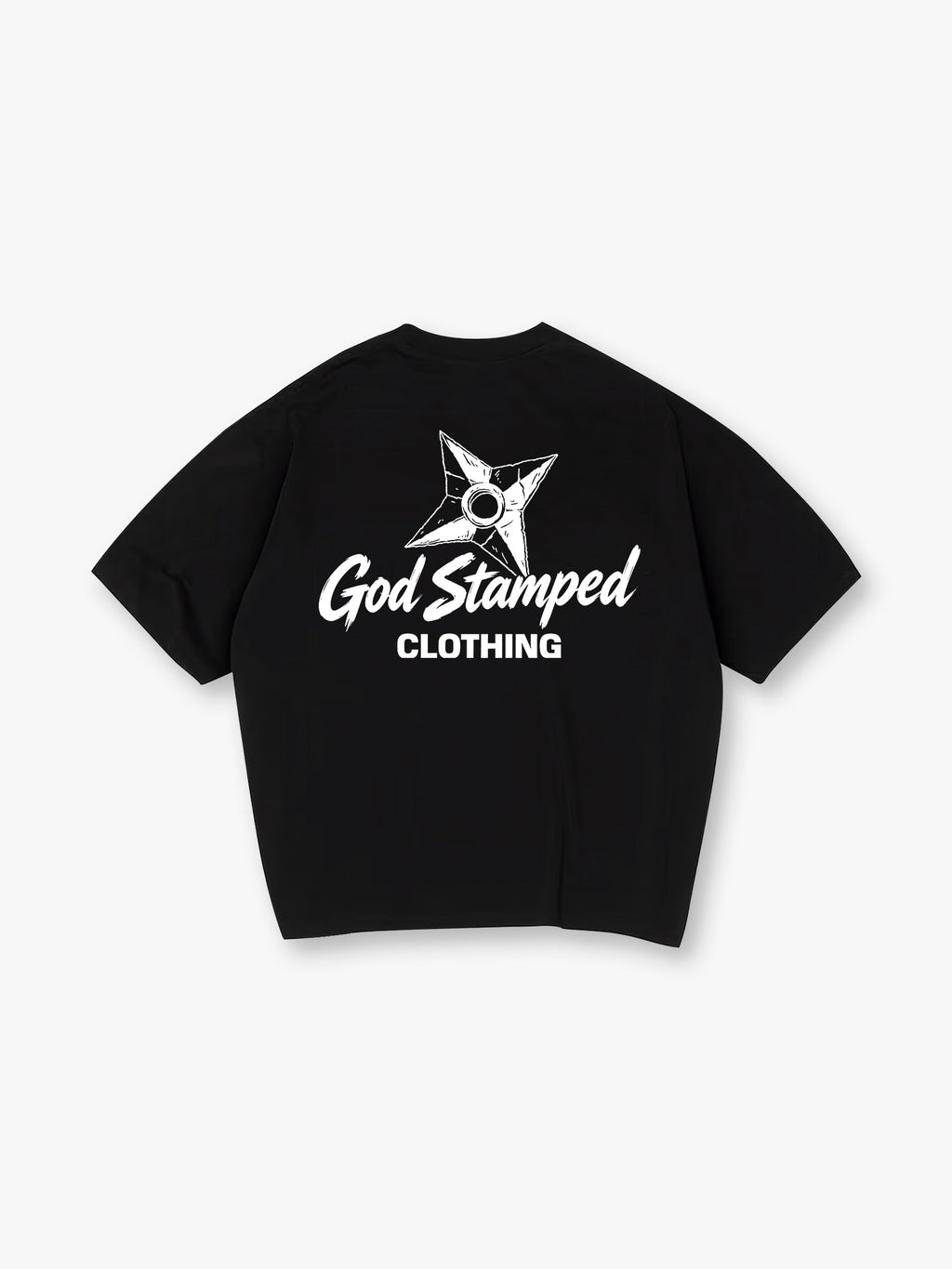 Shuriken Ninja Star Graphic T-Shirt Japanese Streetwear Casual Tee