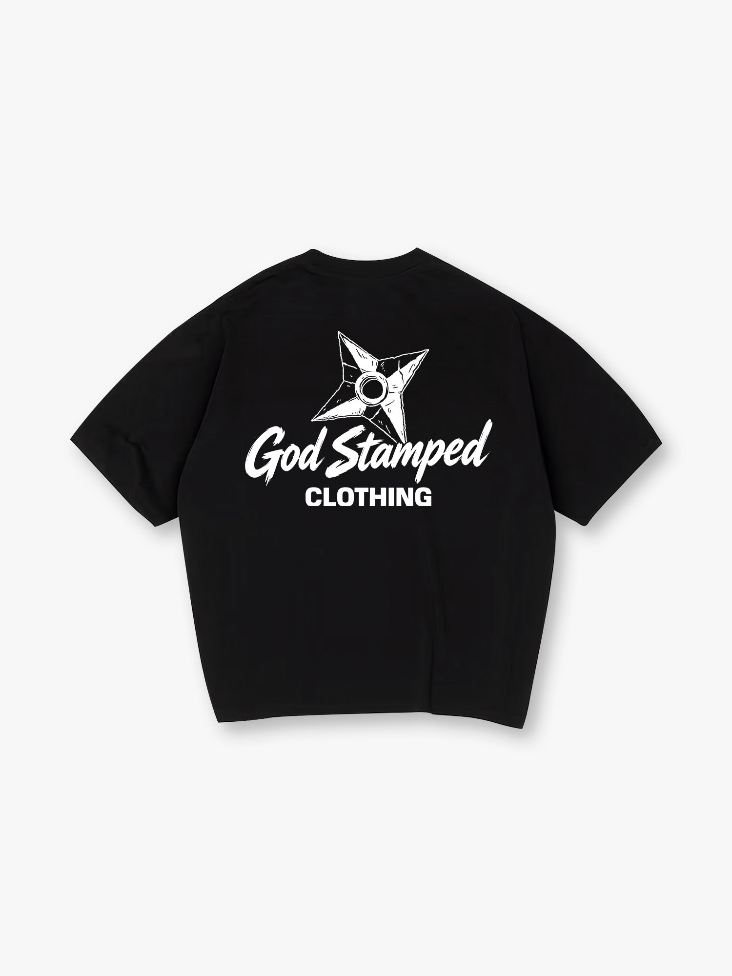 Shuriken Ninja Star Graphic T-Shirt Japanese Streetwear Casual Tee