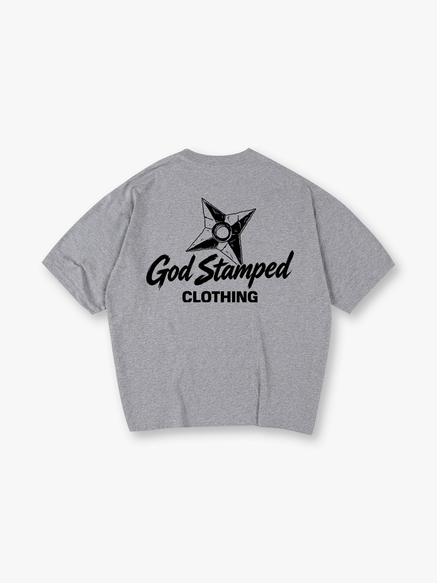 Shuriken Ninja Star Graphic T-Shirt Japanese Streetwear Casual Tee