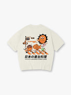 Japanese Street Food Retro T-Shirt Tokyo Takoyaki Taiyaki Dango Vintage Graphic Tee