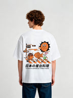 Japanese Street Food Retro T-Shirt Tokyo Takoyaki Taiyaki Dango Vintage Graphic Tee
